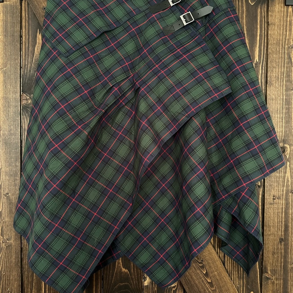 Beautiful “Ranch Kilt”/Plaid Skirt. NWT.